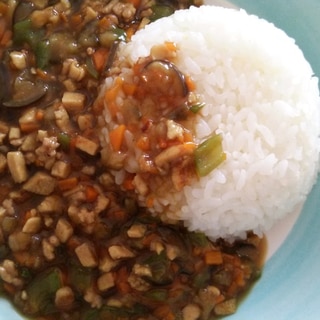 夏野菜と高野豆腐のヘルシーカレー